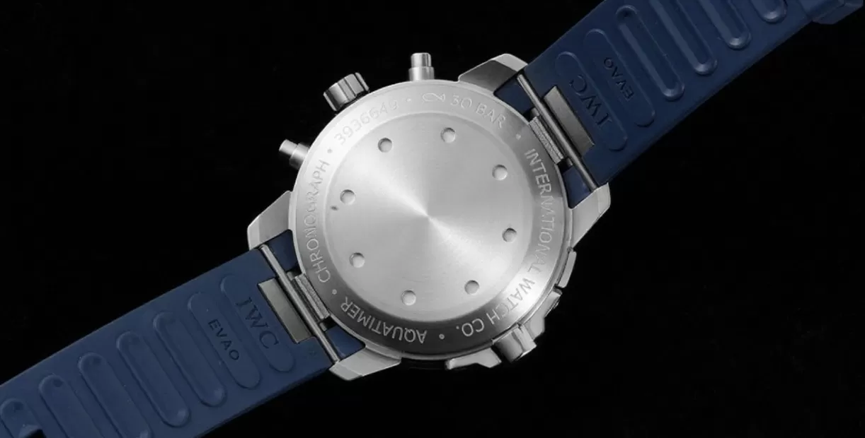 IWC ?C Aquatimer Chrono 44mm blue / Stk SS / RU V6SF A7750 - Image 8