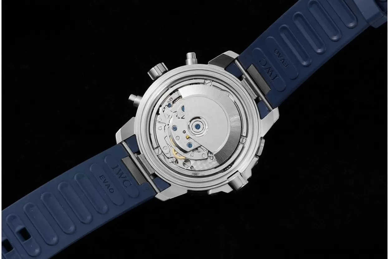 IWC ?C Aquatimer Chrono 44mm blue / Stk SS / RU V6SF A7750 - Image 7