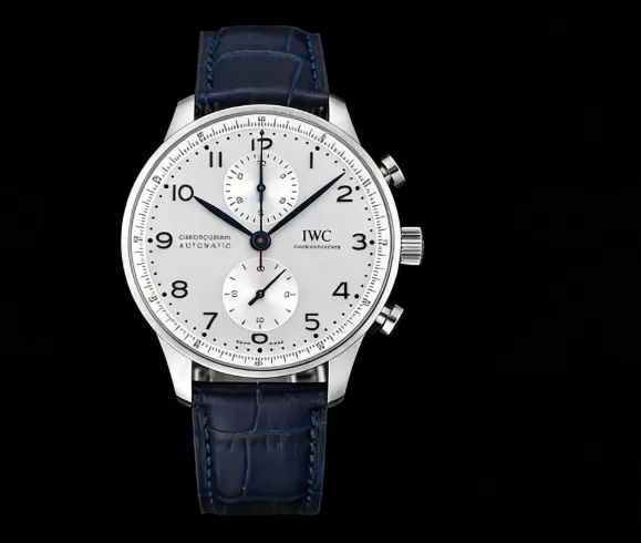 Portugieser Chrono IW371605 41mm SS / LE White / Num ZF A69355