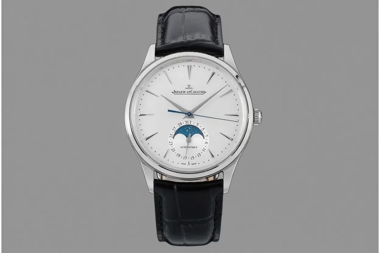 Master Ultra Thin Moonphase SS / LE White / Stk APS A925 Super Clone - Image 3