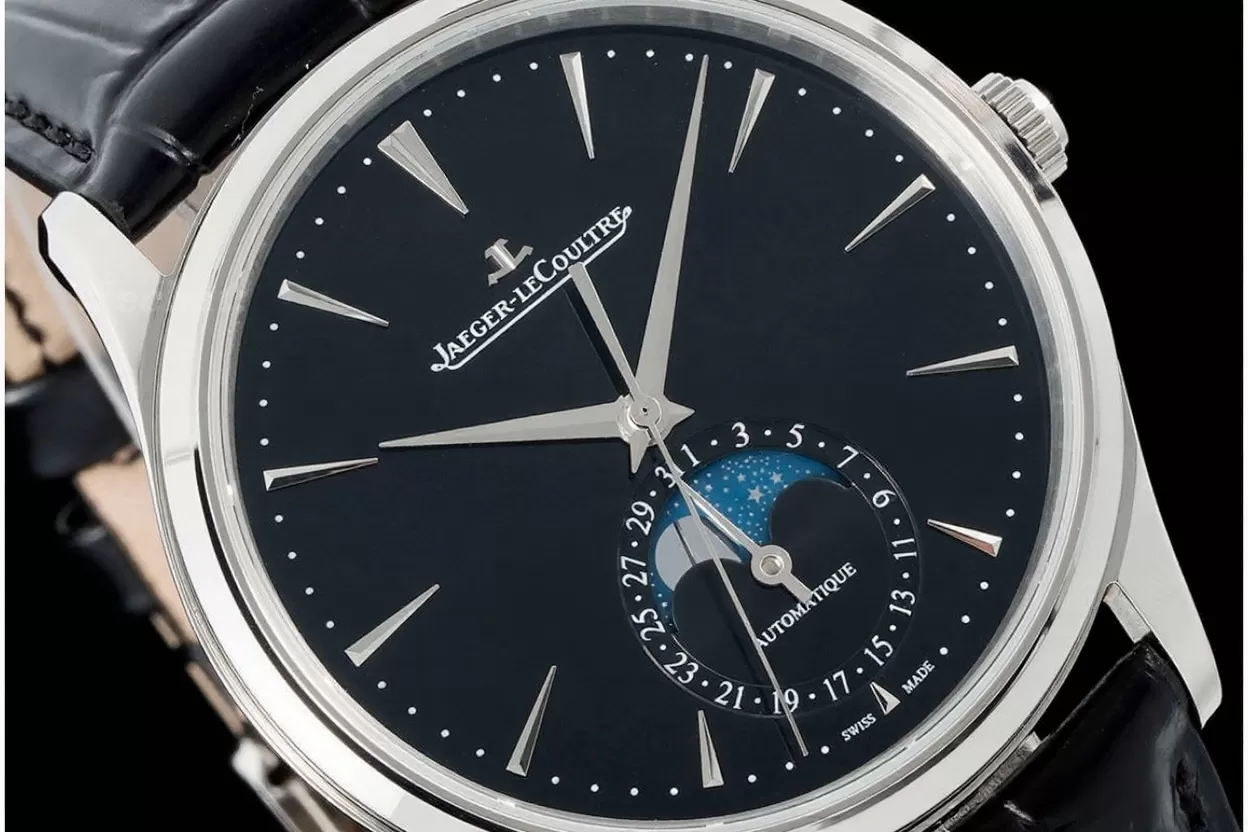 Master Ultra Thin Moonphase SS / LE Black / Stk APS A925 Super Clone - Image 4