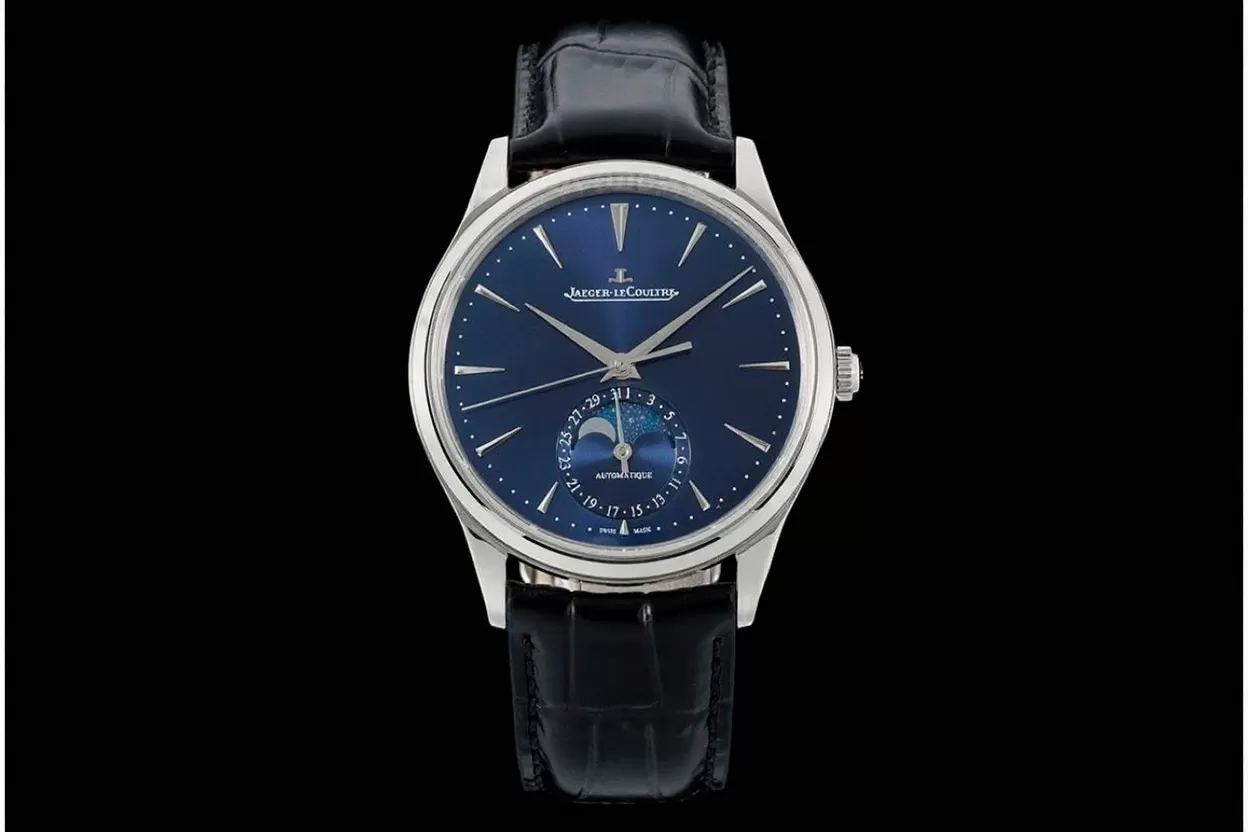 Master Ultra Thin Moonphase SS / LE Blue / Stk APS A925 Super Clone - Image 3