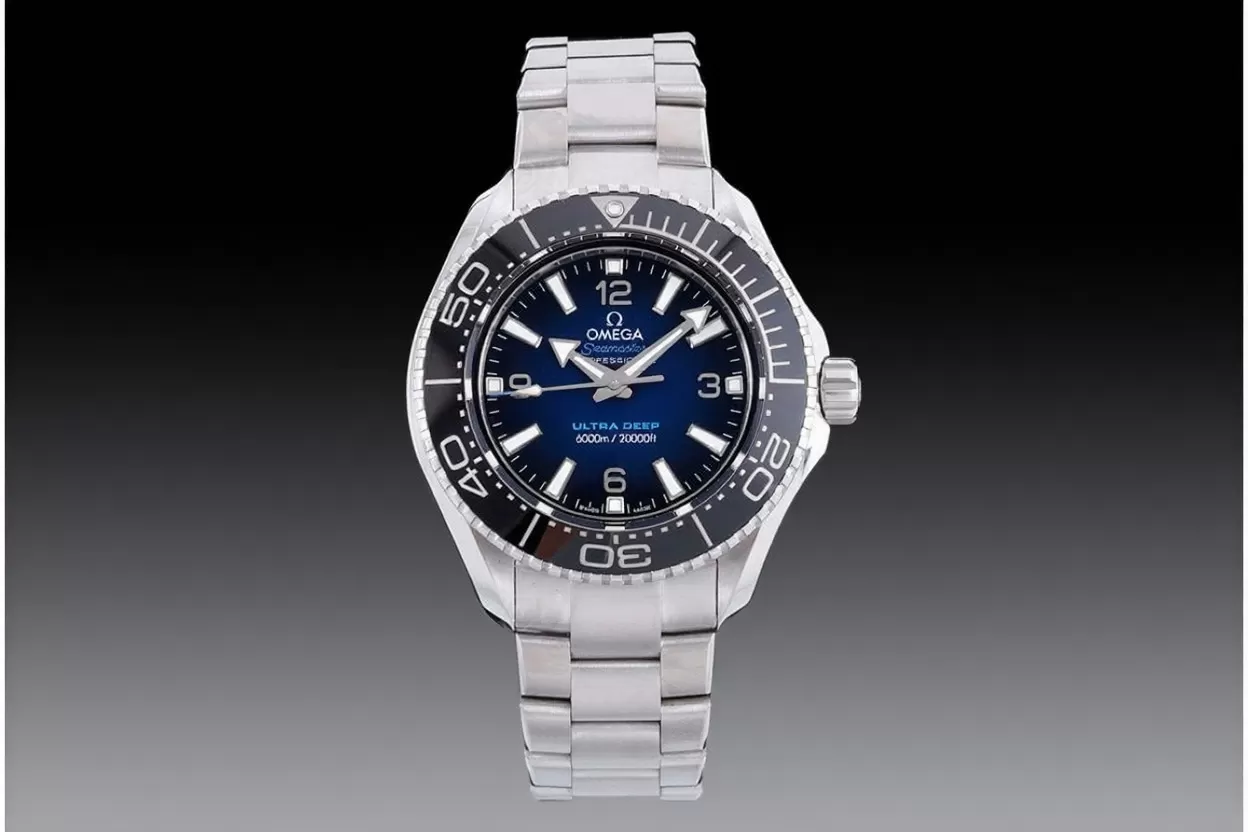 Planet Ocean Ultra Deep 45.5mm SS / SS Blue Dial SBF A8912