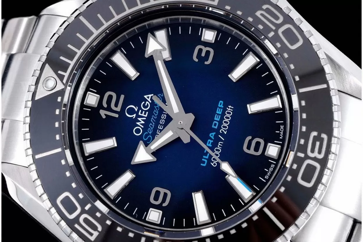 Planet Ocean Ultra Deep 45.5mm SS / SS Blue Dial SBF A8912 - Image 4