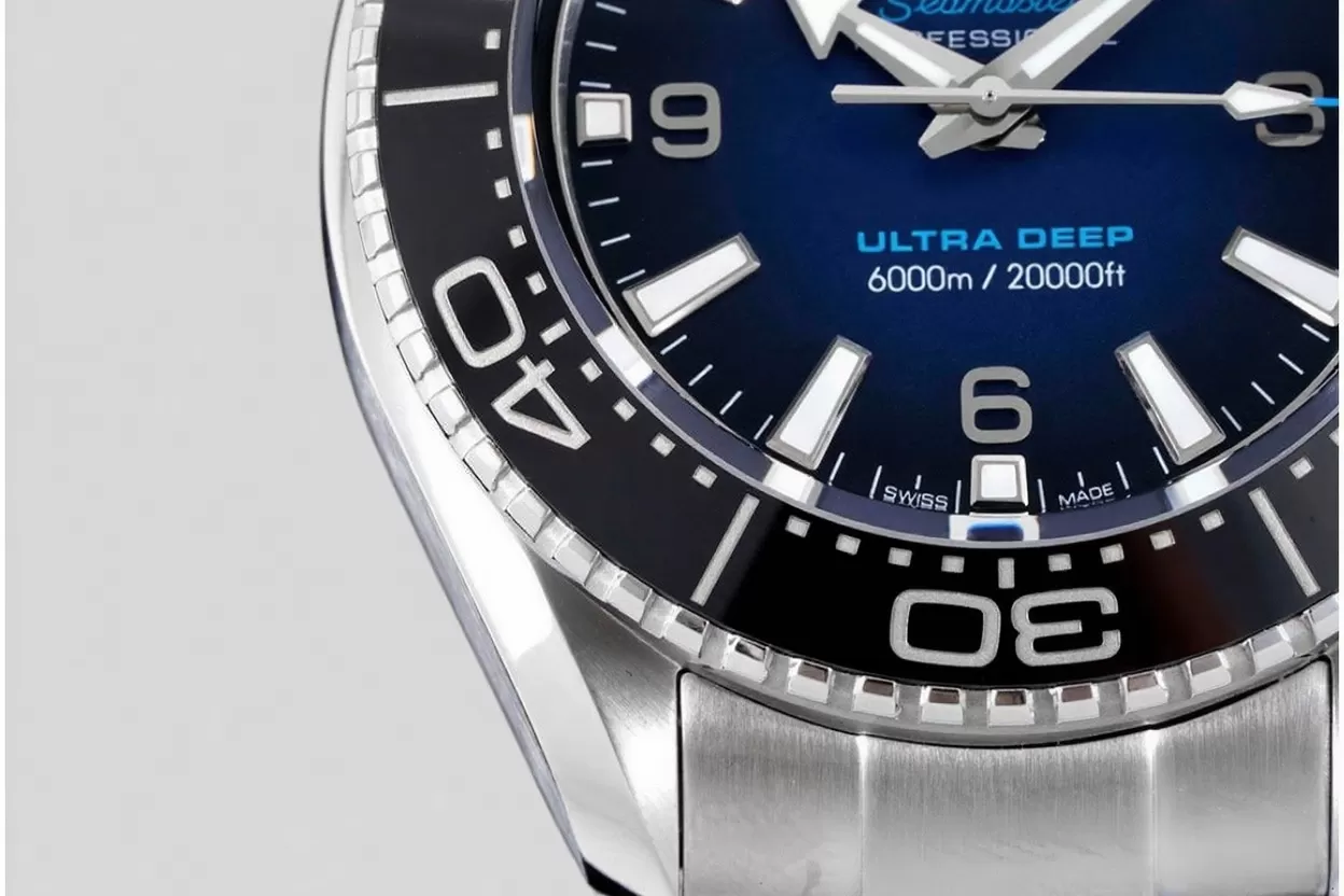 Planet Ocean Ultra Deep 45.5mm SS / SS Blue Dial SBF A8912 - Image 6
