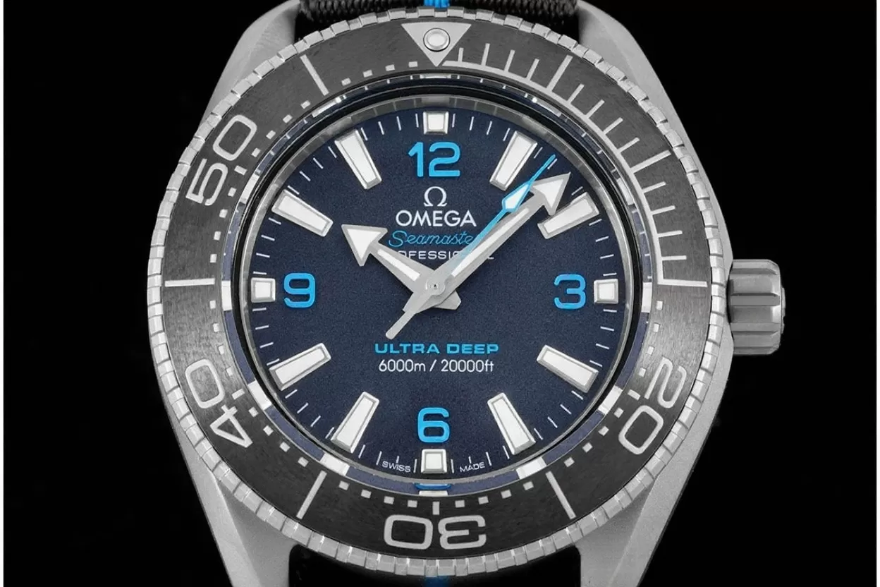Planet Ocean Ultra Deep 45.5mm SS / NY Blue Dial SBF A8912 - Image 3