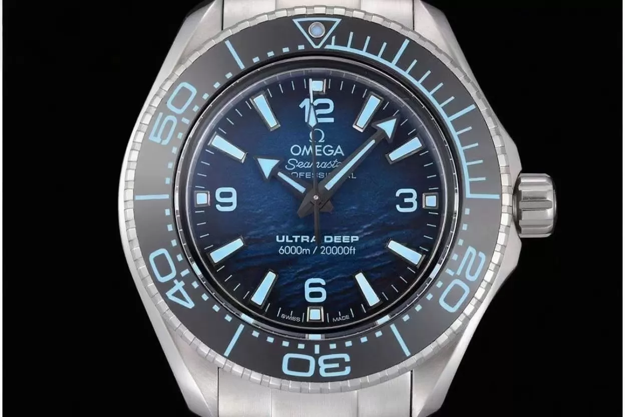 Planet Ocean Ultra Deep 'Challenger' 45.5mm SS / SS Blue Dial VSF A8912 Super Clone - Image 2