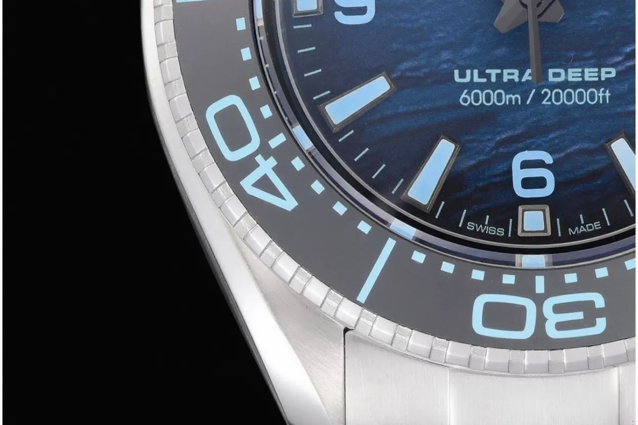 Planet Ocean Ultra Deep 'Challenger' 45.5mm SS / SS Blue Dial VSF A8912 Super Clone - Image 5