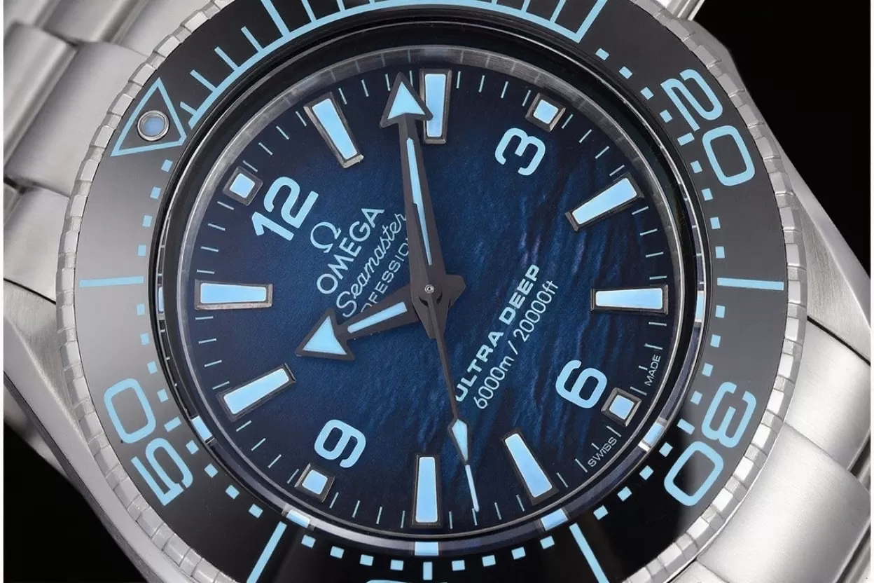 Planet Ocean Ultra Deep 'Challenger' 45.5mm SS / SS Blue Dial VSF A8912 Super Clone - Image 3