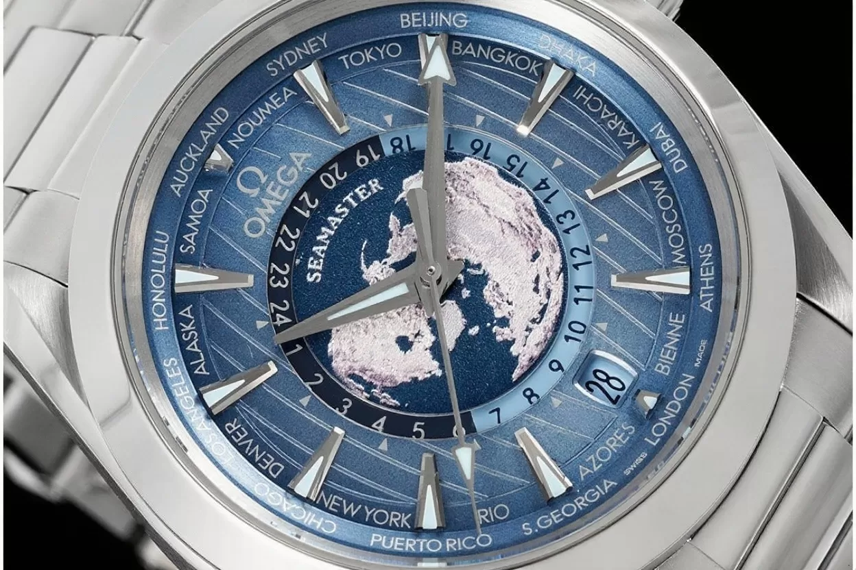 Aqua Terra 150M Worldtimer 43mm SS / SS Blue Dial VSF A8938 - Image 4