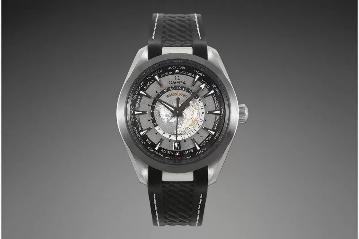 Aqua Terra 150M Worldtimer 43mm Ti / RU Grey Dial VSF A8938 - Image 2