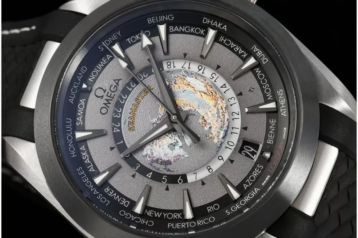 Aqua Terra 150M Worldtimer 43mm Ti / RU Grey Dial VSF A8938 - Image 3