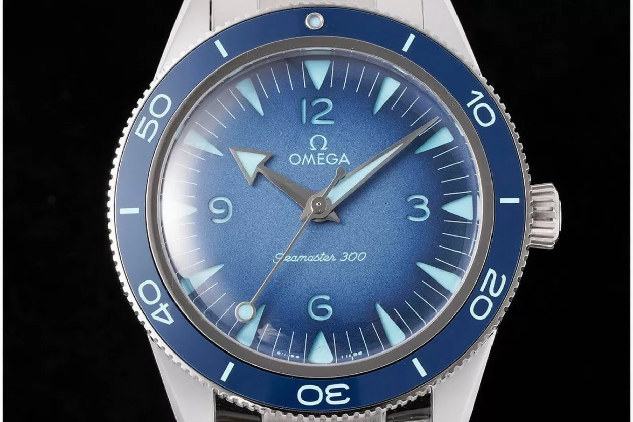 Seamaster 300m 41mm No Date SS / SS Summer Blue Dial VSF A8912 - Image 3