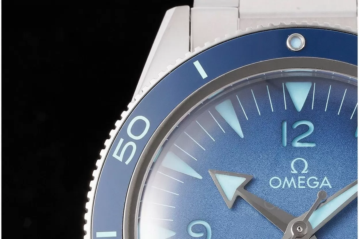 Seamaster 300m 41mm No Date SS / SS Summer Blue Dial VSF A8912 - Image 5