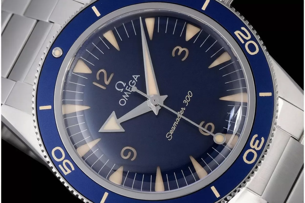 Seamaster 300m 41mm No Date SS / SS Navy Blue Dial VSF A8912 - Image 4