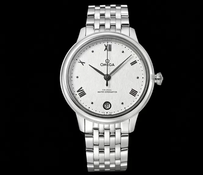 De Ville Prestige Ladies 34mm SS / SS White Dial VSF A8800