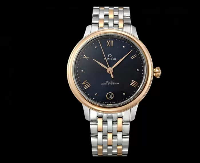 De Ville Prestige Ladies 34mm SS / RG Blue Dial VSF A8800
