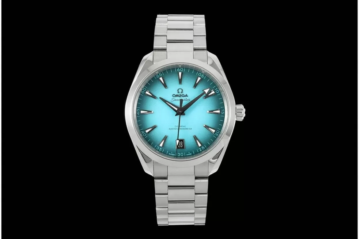 Aqua Terra 41mm SS / SS Turquoise Blue Dial VSF A8900 - Image 2