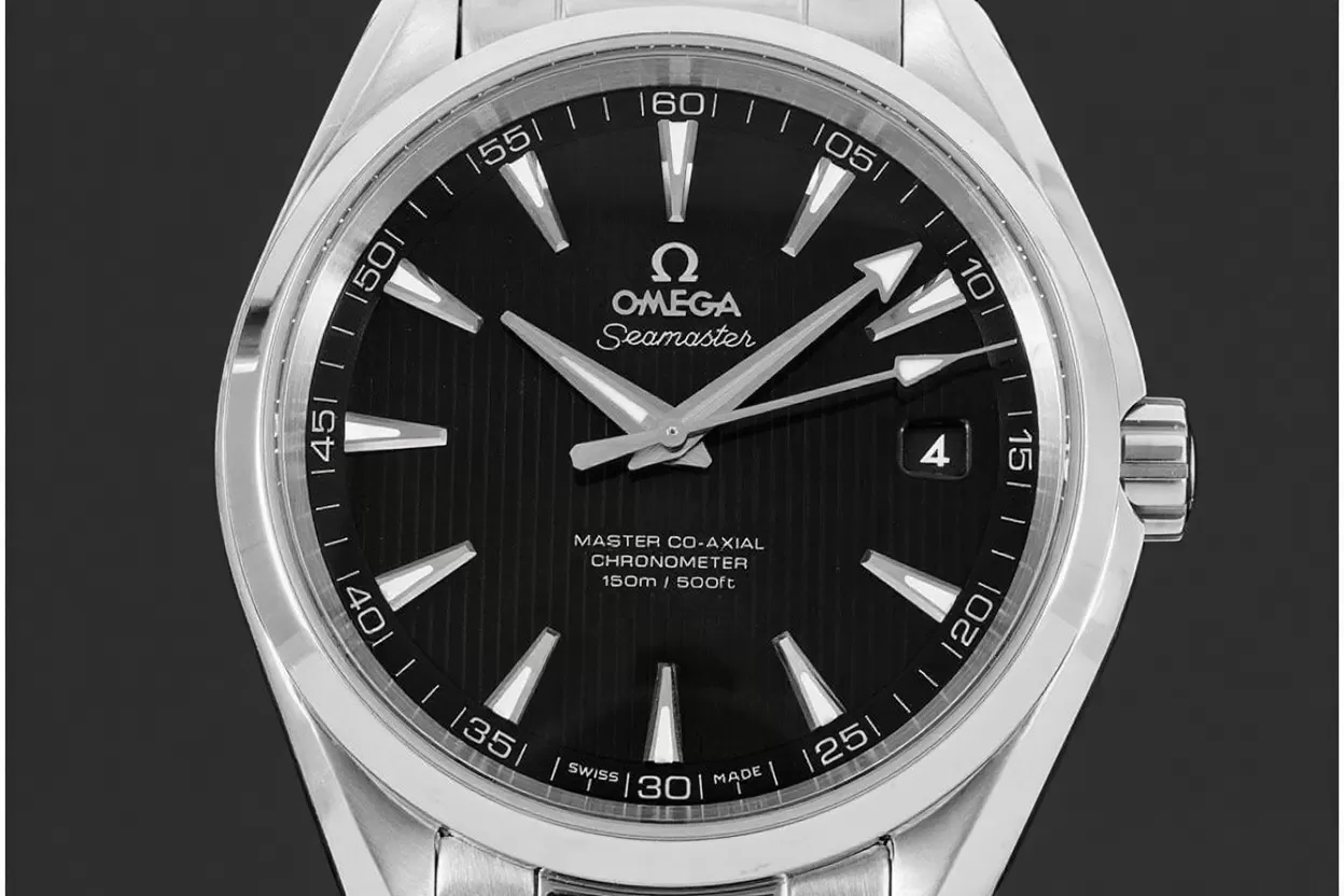 Aqua Terra 150m 41mm SS / SS Black Dial VSF A8500 - Image 3
