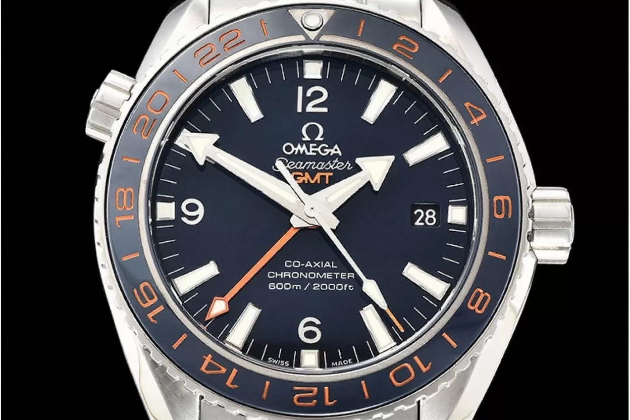 Omega ?C Planet Ocean 43.5mm GMT SS / SS Blue VSF Asia 8605 - Image 3