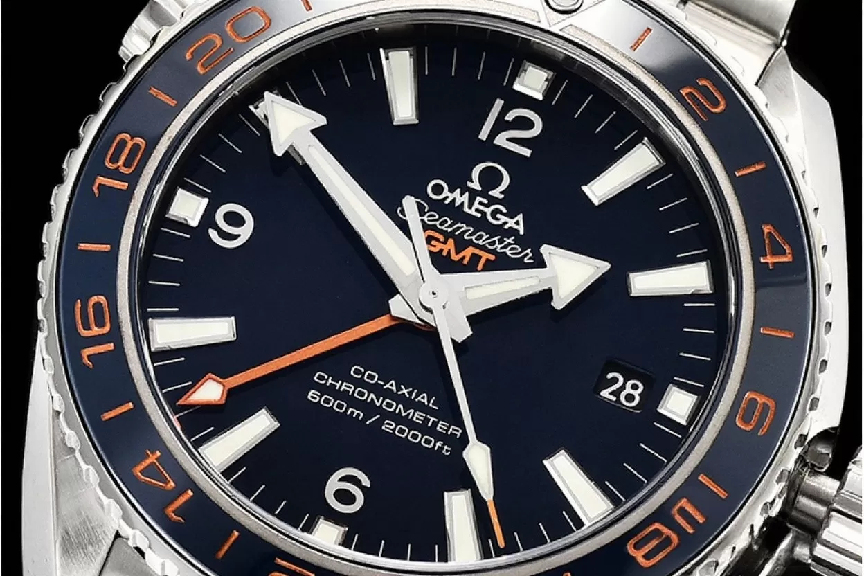 Omega ?C Planet Ocean 43.5mm GMT SS / SS Blue VSF Asia 8605 - Image 5
