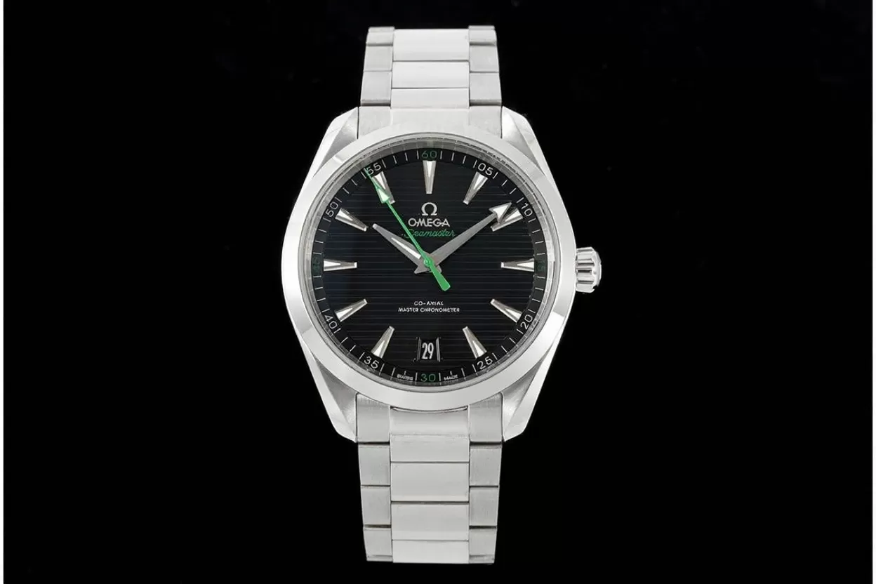 Aqua Terra 150m Master SS / SS Blk / Grn VSF Asia 8900 - Image 4