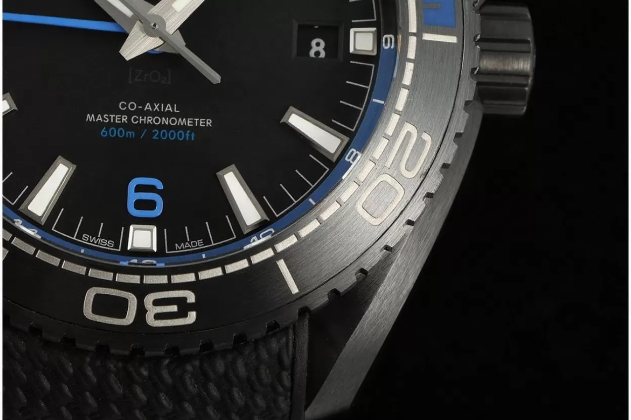 Planet Ocean 45.5mm Deep Black CER / NY Blk / B VSF A8906 - Image 5