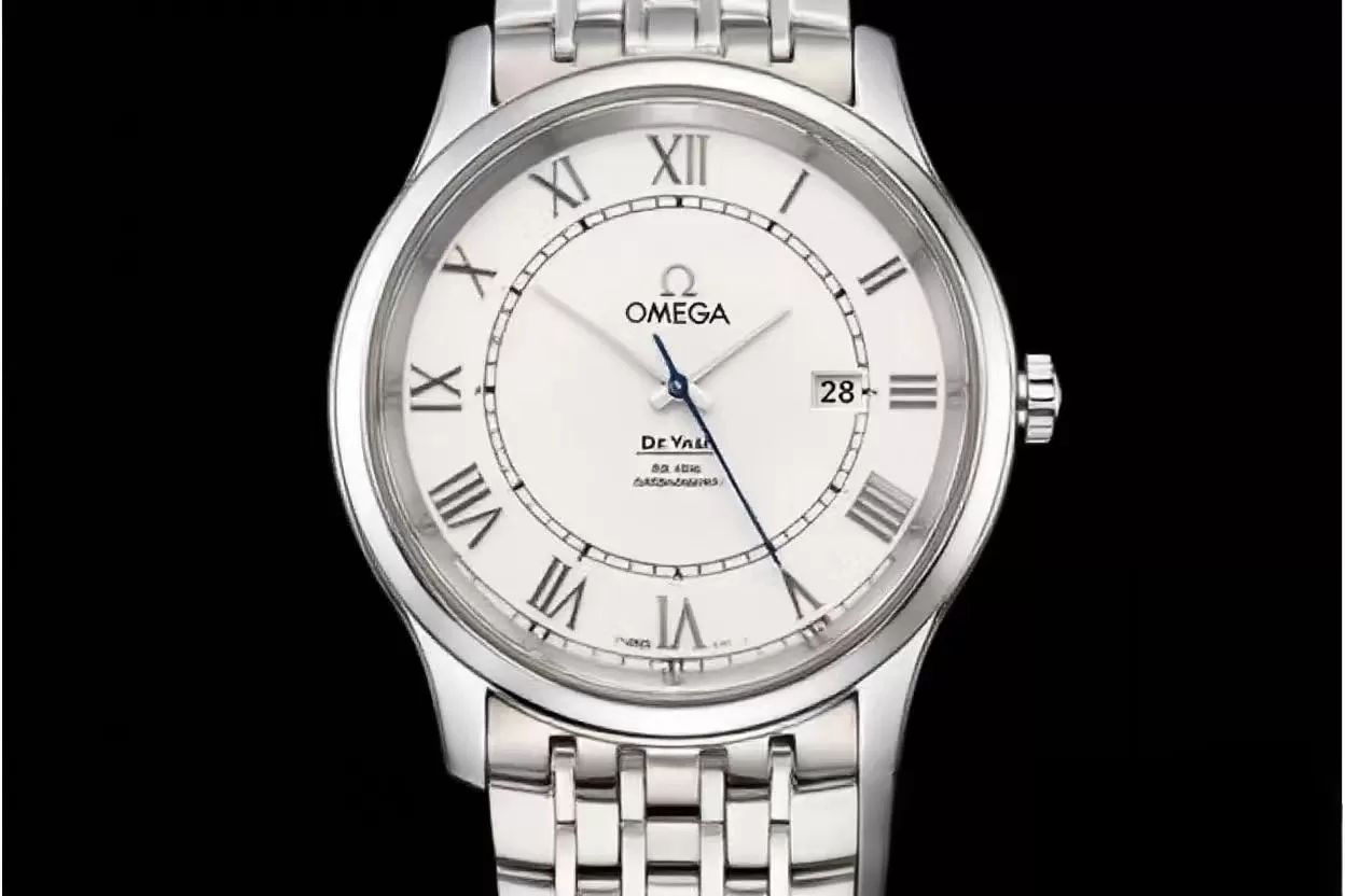 Omega ?C De Ville Men's Co ?C Axial SS / SS Wht / Roman VSF A8500 - Image 13