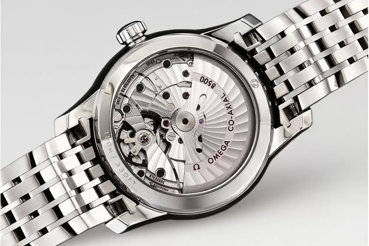 Omega ?C De Ville Men's Co ?C Axial SS / SS Wht / Roman VSF A8500 - Image 12