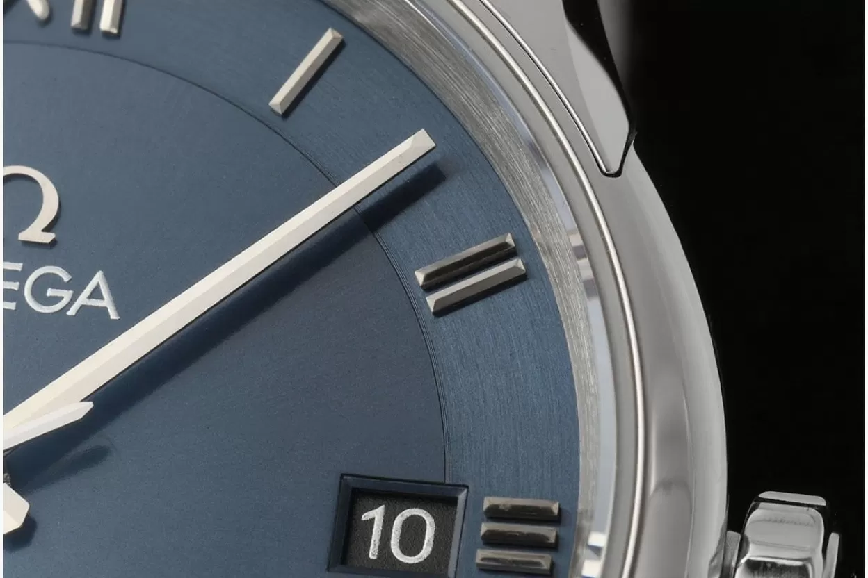 De Ville Mens Co ?C Axial 41mm SS / SS Blue / Roman VSF A8500 - Image 5