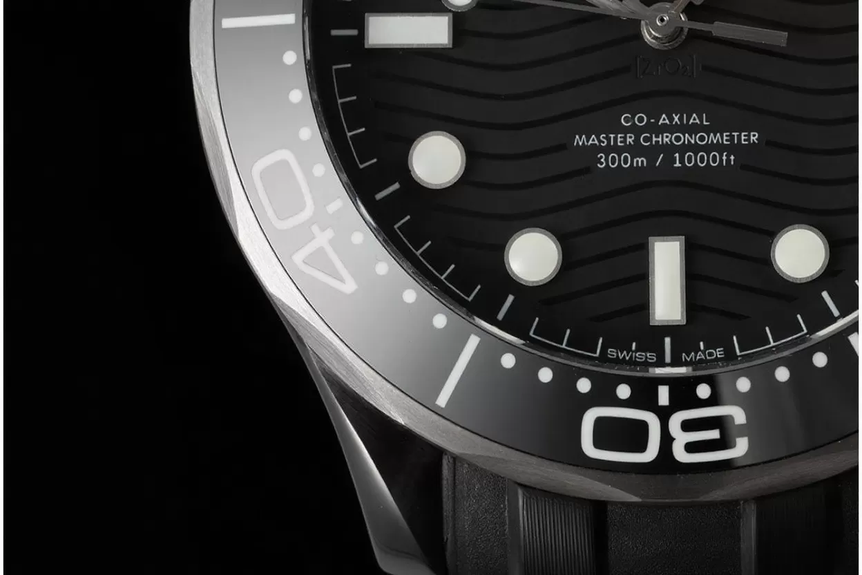 Seamaster 300m 43.5mm Ceramic Diver CER / RU Black VSF Asia 8806 - Image 4