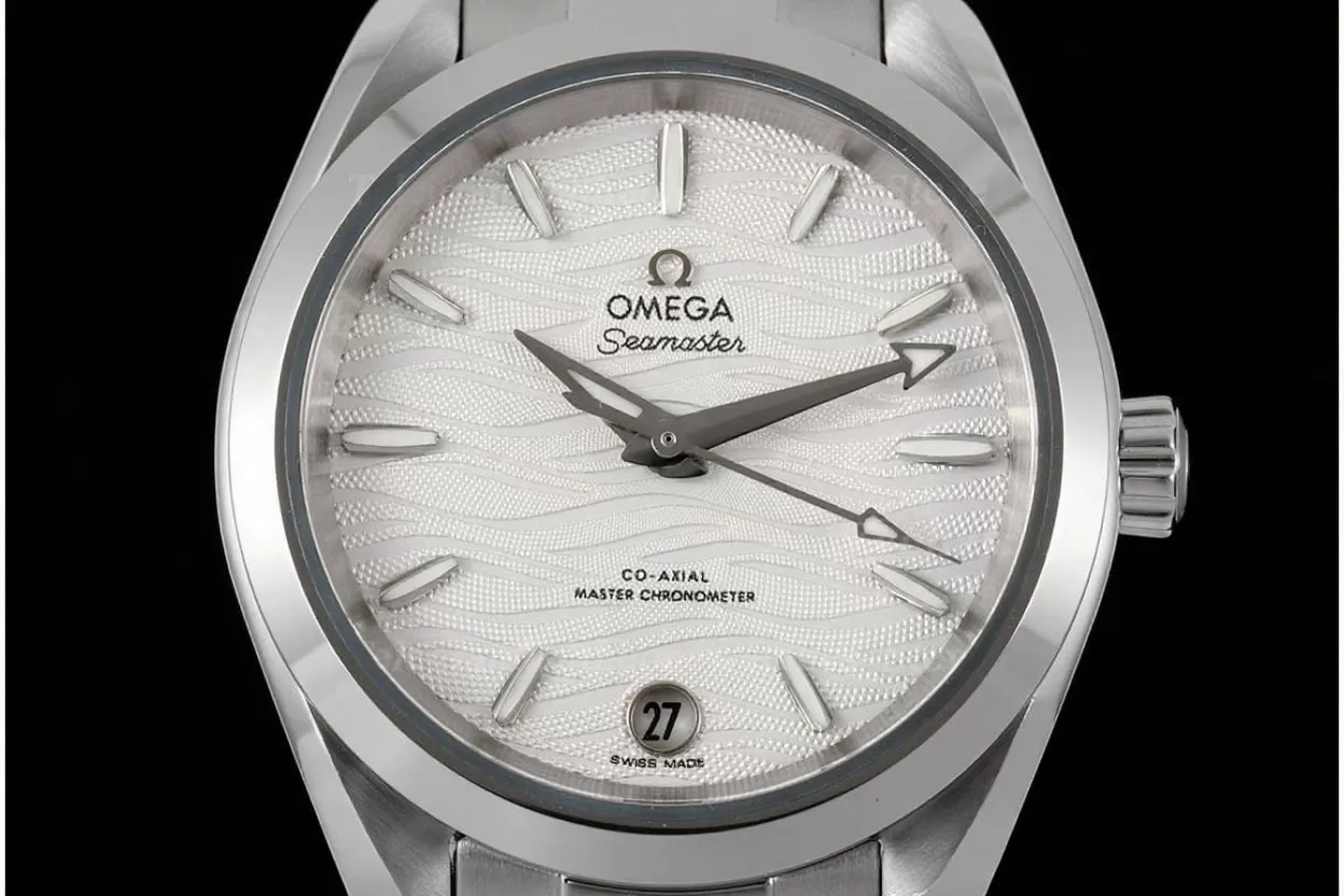 Aqua Terra 150M 34mm Ladies SS / SS Wht / Stk VSF A8800 - Image 3