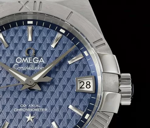 Constellation Co ?C Axial 38mm SS / SS Blue VSF Asia 8500 - Image 5