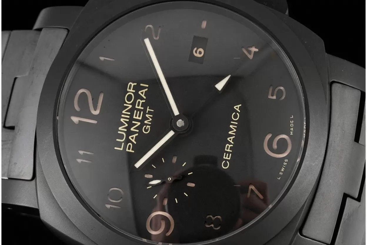 Luminor PAM438 GMT Ceramic / Cer Black VSF P9001 Super Clone - Image 3