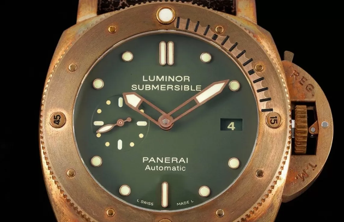PAM382N Bronzo Submersible BR / LE Green VSF V2 Mod9000 - Image 2