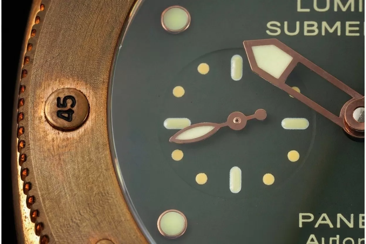 PAM382N Bronzo Submersible BR / LE Green VSF V2 Mod9000 - Image 5
