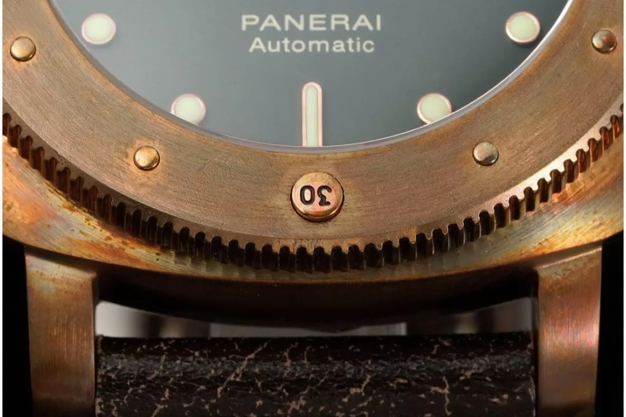 PAM382N Bronzo Submersible BR / LE Green VSF V2 Mod9000 - Image 9