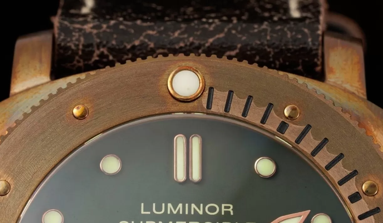 PAM382N Bronzo Submersible BR / LE Green VSF V2 Mod9000 - Image 7