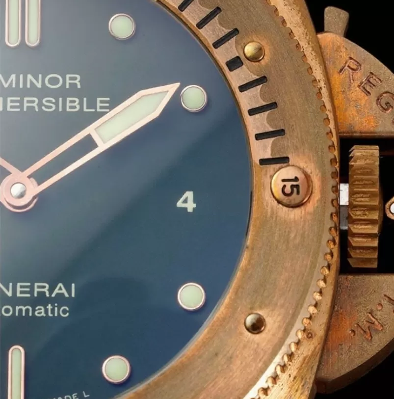 PAM382N Bronzo Submersible BR / LE Green VSF V2 Mod9000 - Image 8