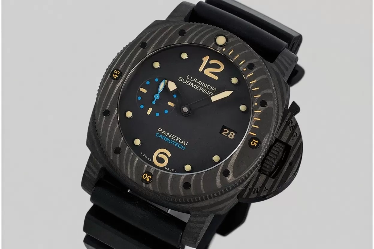 Submersible PAM616 47mm Carbon / RU Black Dial VSF V3 P9000 Super Clone