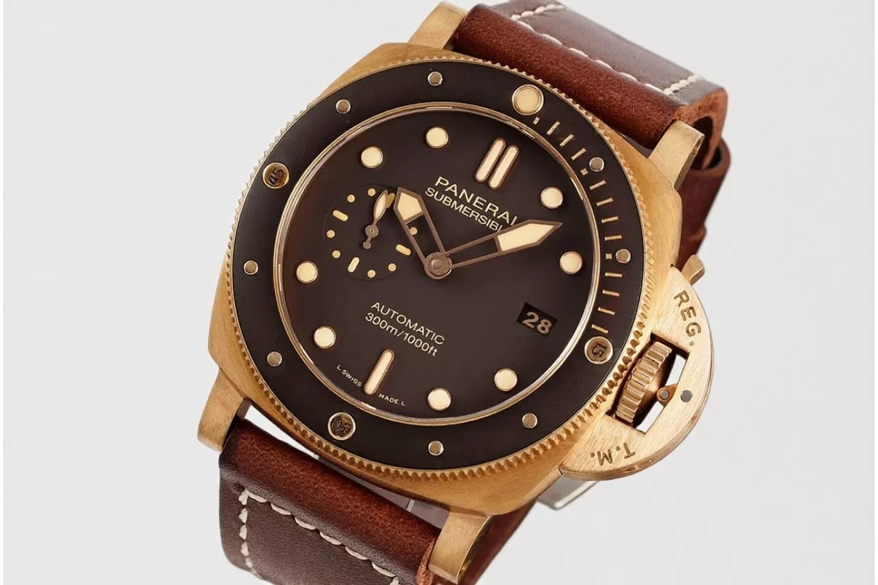 Submersible PAM968 47mm Bronzo / LE Brown Dial VSF P9010 Super Clone