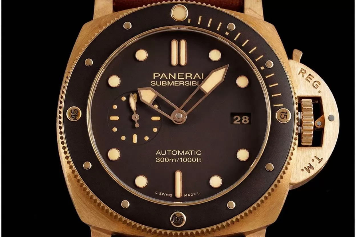 Submersible PAM968 47mm Bronzo / LE Brown Dial VSF P9010 Super Clone - Image 2