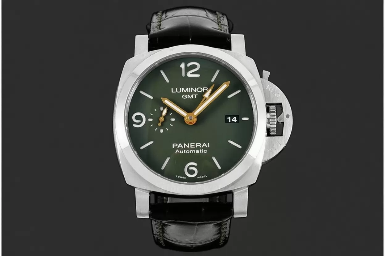 PAM1056 Luminor GMT 44mm SS / LE Green VSF P9011 Super Clone - Image 3
