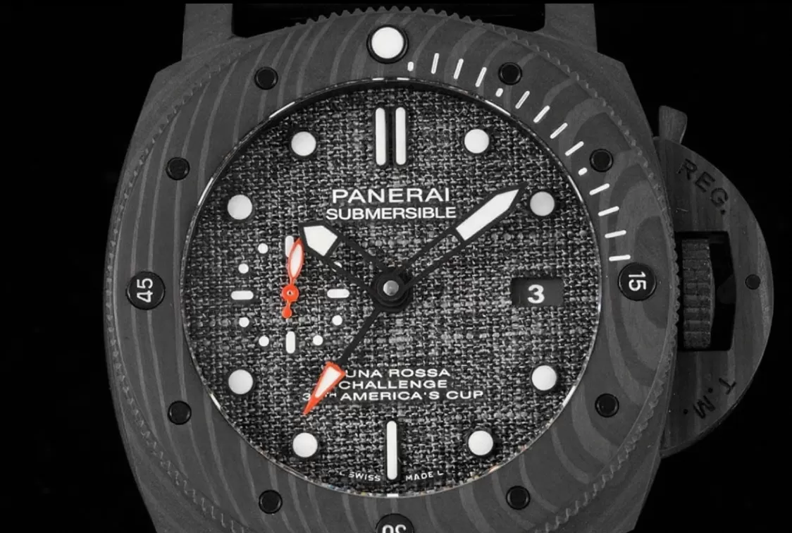 PAM1039 Submersible Luna Rossa GMT 47mm Carbon / RU VSF P9010 Super Clone - Image 2