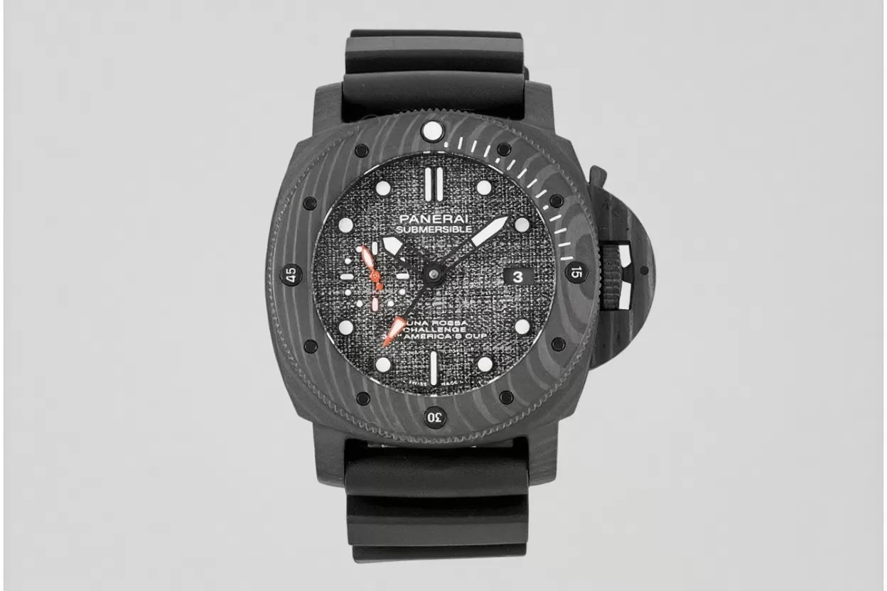 PAM1039 Submersible Luna Rossa GMT 47mm Carbon / RU VSF P9010 Super Clone - Image 3