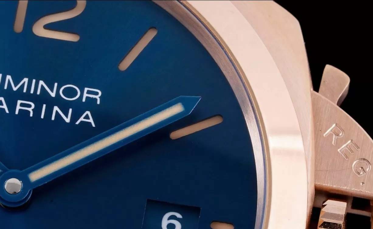 Luminor Marina PAM1114 44mm RG / LE Blue VSF P9010 - Image 4