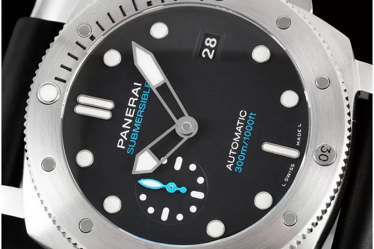 Submersible PAM1229 44mm SS / RU black Dial VSF P900 - Image 4