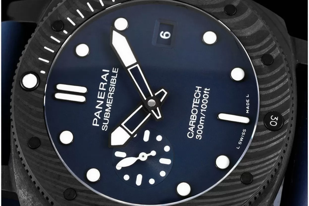 Submersible PAM1232 44mm Carbon / RU Blue Dial VSF P900 - Image 4