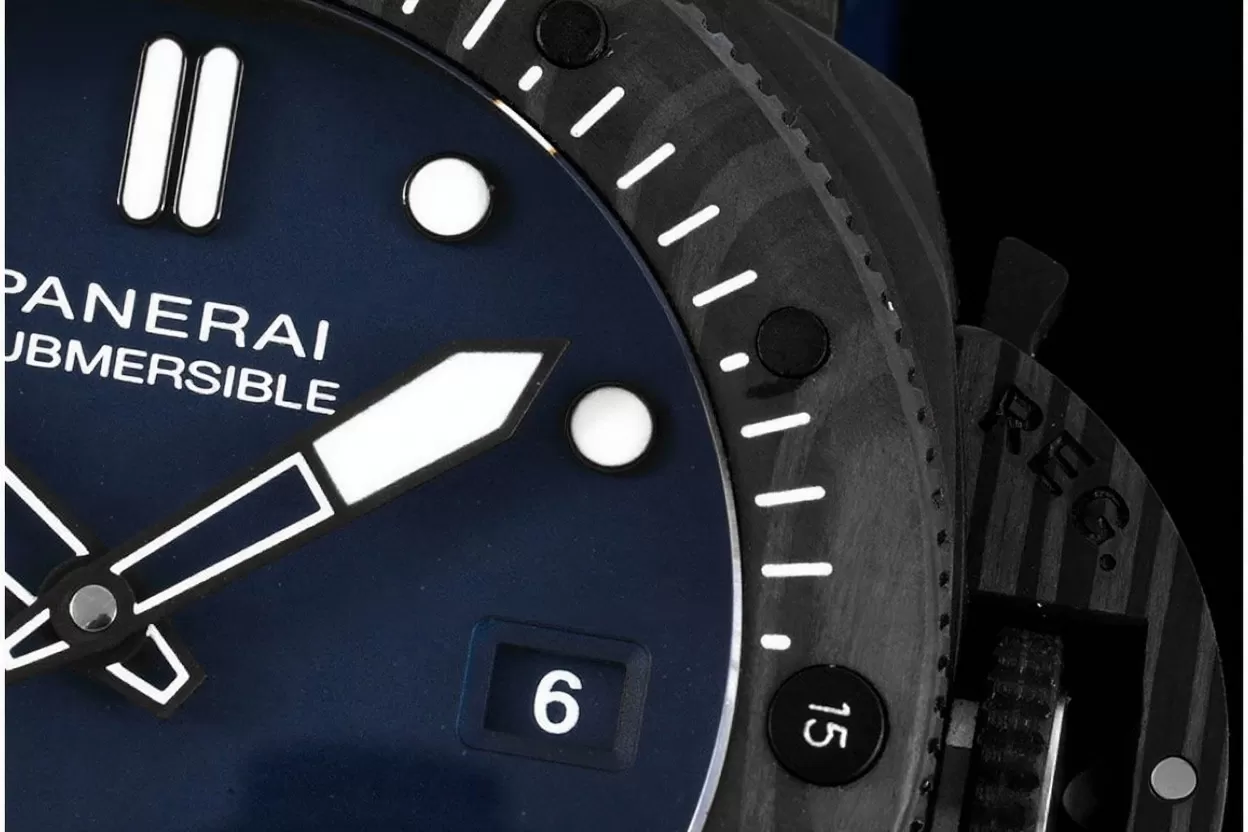 Submersible PAM1232 44mm Carbon / RU Blue Dial VSF P900 - Image 5