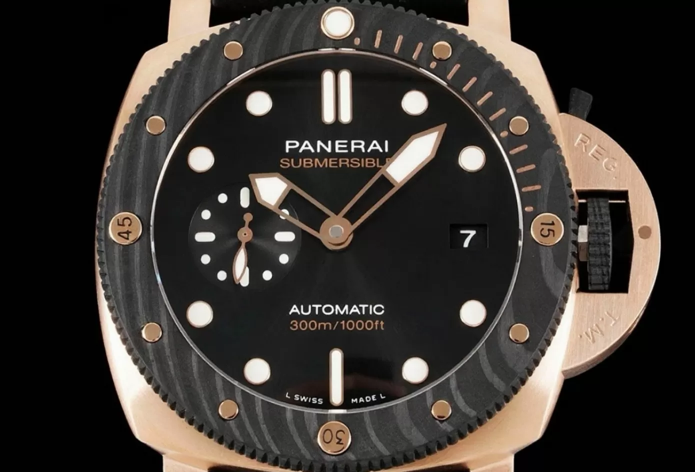 Submersible PAM1070 44mm RG / RU Black Dial VSF P900 - Image 2